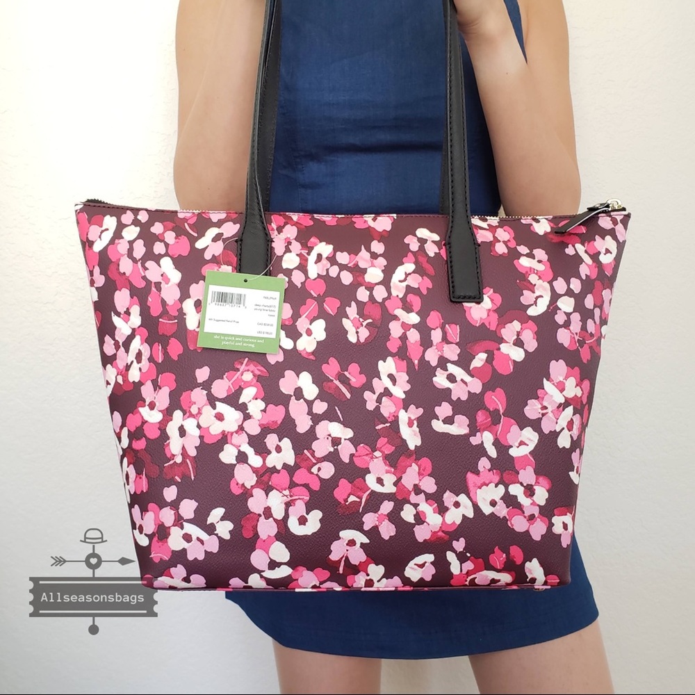 NWT Kate Spade Young Lane Nyssa Multi Cherry tote - Picture 3 of 7